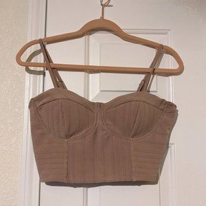 Corset Crop Top & Pencil Skirt Matching Set